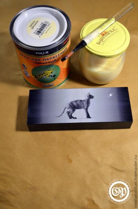 Шкатулка с кошкой: мастер-класс, часть 2