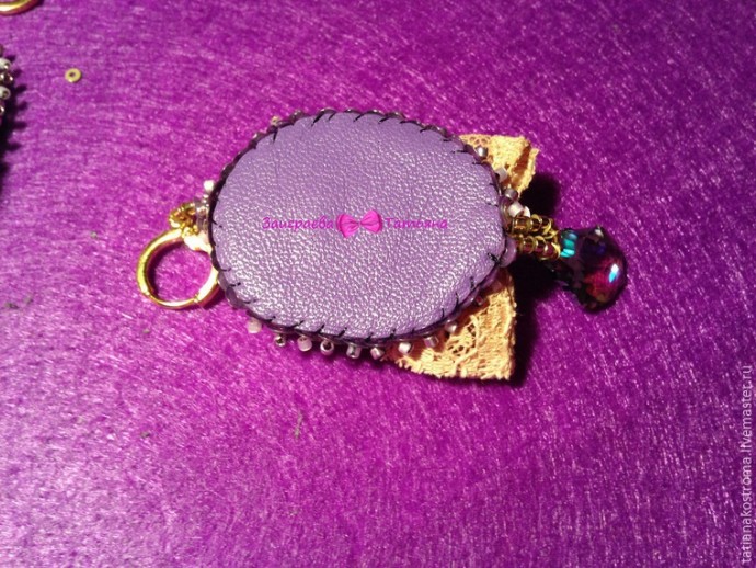 Создаём романтичные серёжки: часть 5