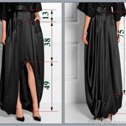 ​Юбка-кокон