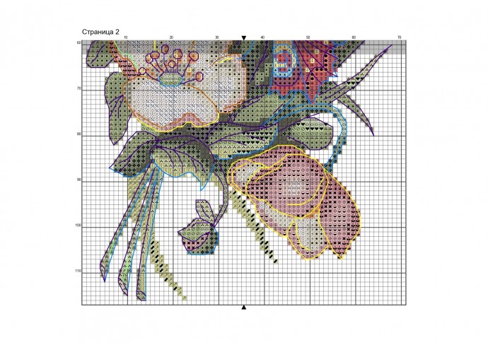 ​Бабочка в цветах