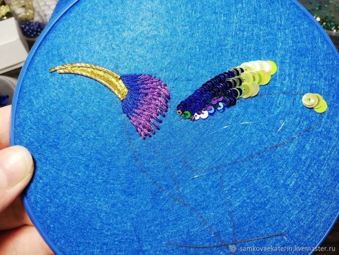 Делаем брошь "Колибри": часть 1