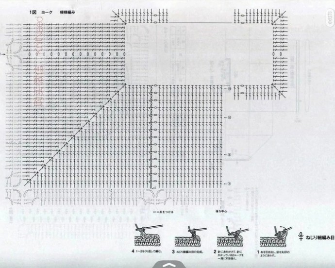 ​Интересный джемпер крючком