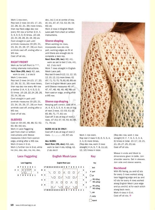 Кардиган с ажурным узором Кардиган с ажурным узором