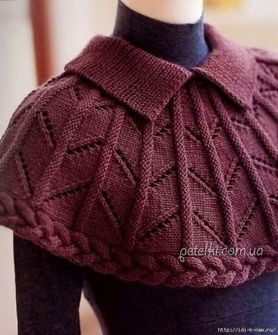 Оригинальная вязаная кокетка Оригинальная вязаная кокетка