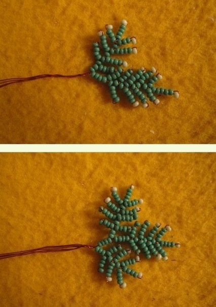 ​Плетём новогоднюю ёлочку из бисера