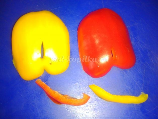 Композиция из овощей "Цветочный калейдоскоп": часть 2