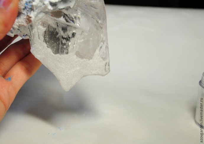 Создаём интерьерную статуэтку из стекла и гипса "Айсберг": часть 3 Создаём интерьерную статуэтку из стекла и гипса "Айсберг": часть 3