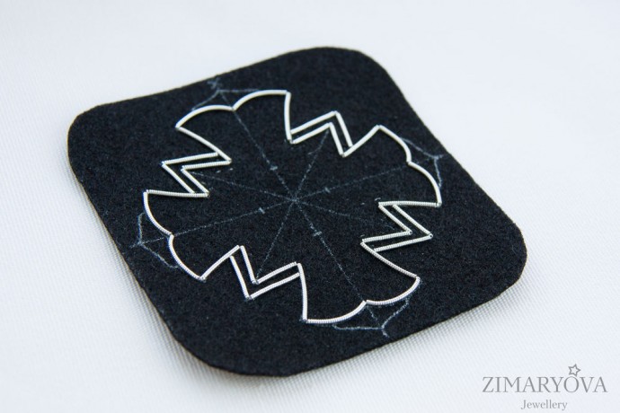 ​Создаем брошь-орден "Primavera": часть 1