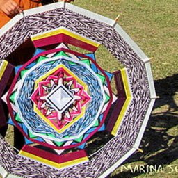 Плетеная индейская мандала