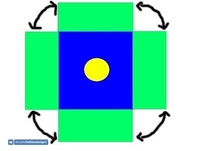 Лепестковая юбка