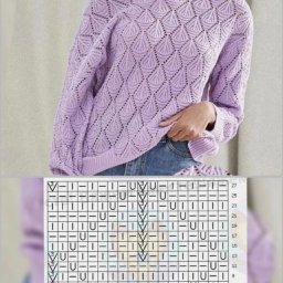 ​Самые красивые узоры для спиц