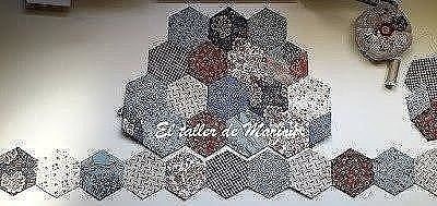 Сумочка из гексагонов