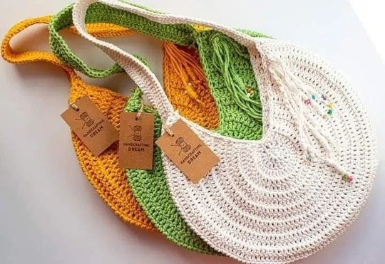 Вяжем круглую сумку крючком Вяжем круглую сумку крючком