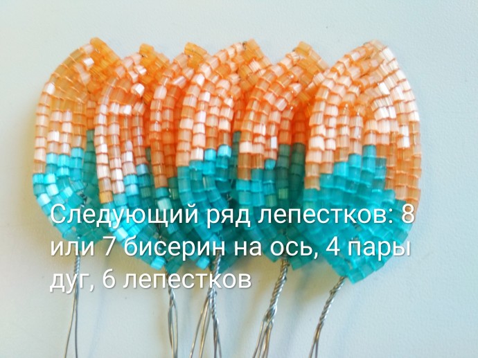 Цветочная композиция из бисера