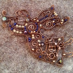 Делаем из медной проволоки ангела с трубой: часть 4