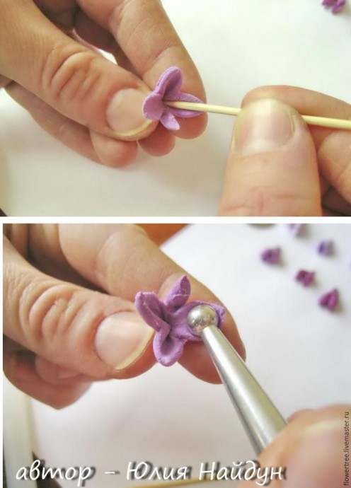 Делаем панно "Сирень" из полимерной глины Делаем панно "Сирень" из полимерной глины