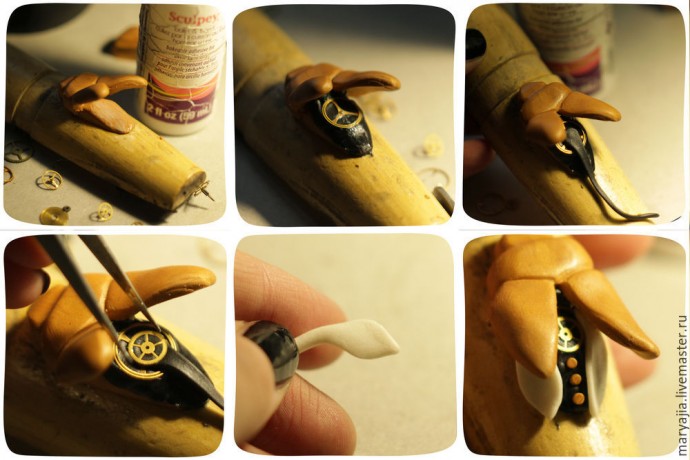 Лепим жука в стиле steampunk: часть 1