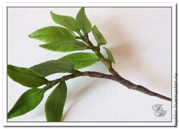 ​Лепка глицинии из полимерной глины: часть 4