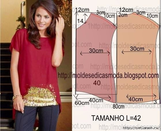 Моделируем блузки