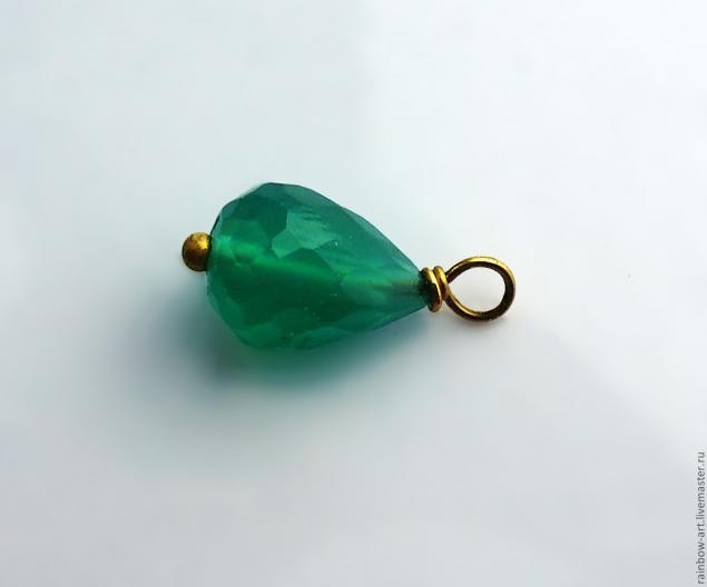 Серьги с вышивкой бисером "Жар-птица": часть 1