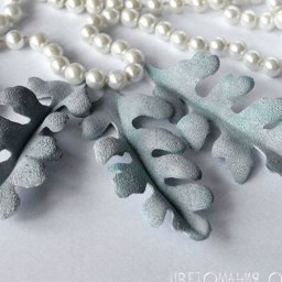 Создаем листья цинерарии из фоамирана