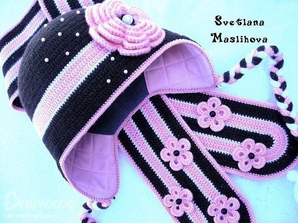 ​Подкладка в вязаную шапку