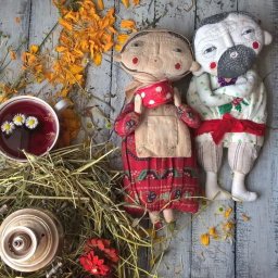 ​Шьем необычную тряпичную игрушку