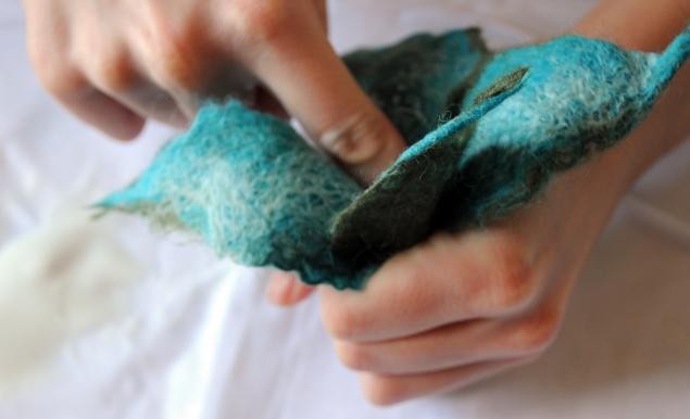 Валяние броши "Цветочная фантазия": часть 4