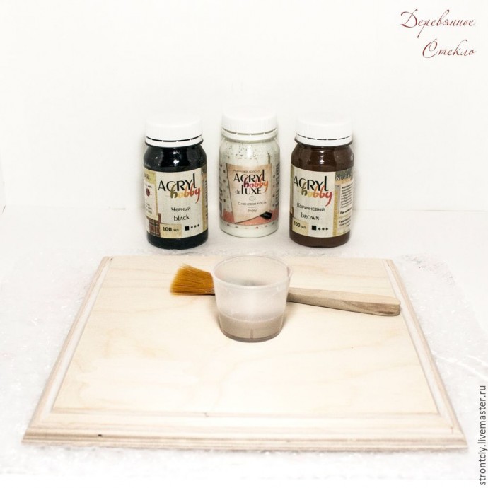 Городецкие птицы в смешанной технике: часть 1