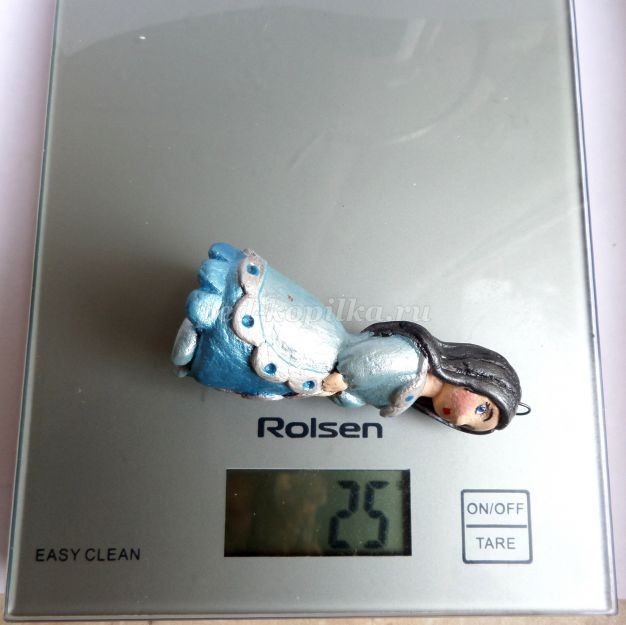 Ёлочная игрушка "Белоснежка из опилок": часть 4