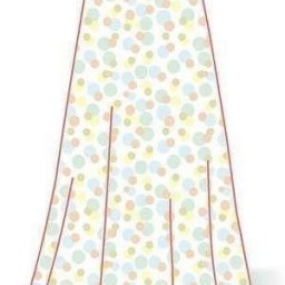 ​Выкройка юбки колокол