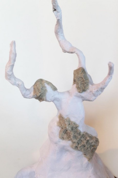 Мастерим из картона и бумаги карандашницу в виде хижины: часть 2