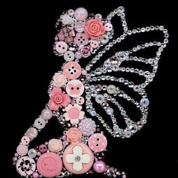 ​Вышиваем пуговицами