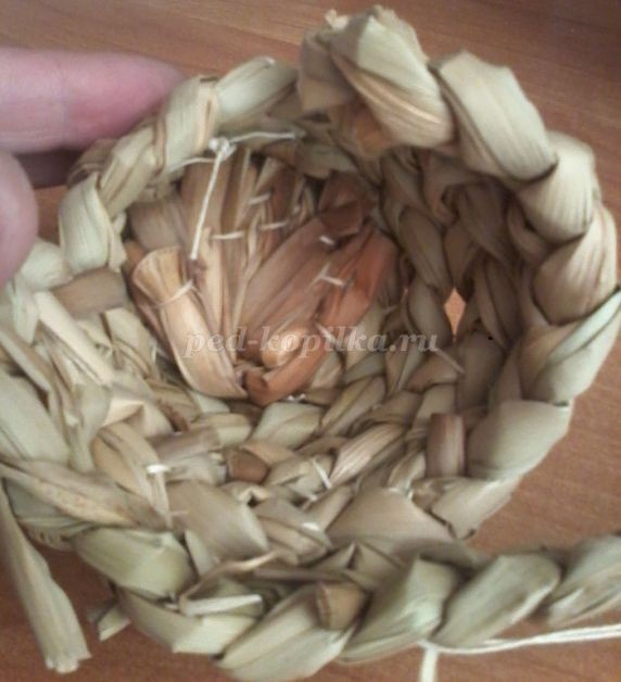 Гнездо из природного материала: часть 1