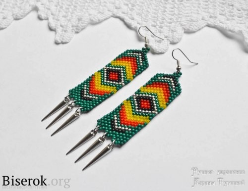 Серёжки в этническом стиле