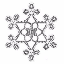 Схемы снежинок, ангелочков и ёлочек