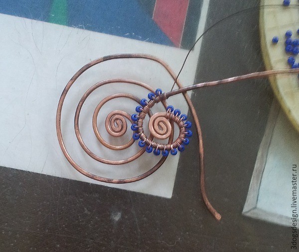 ​Wire wrap начинающим: простые, но эффектные серьги в стиле этно, часть 2