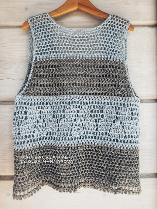 Ажурный топ