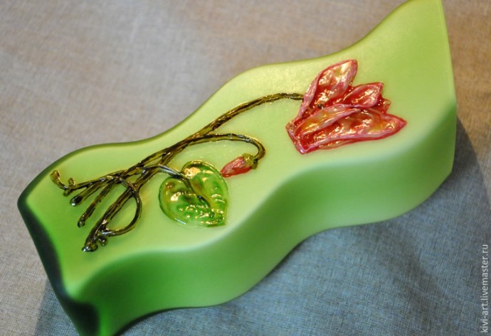 ​Декорирование вазы в стиле модерн: часть 3