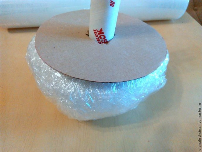 ​Делаем основу для брошь-букета из подручных материалов: часть 1