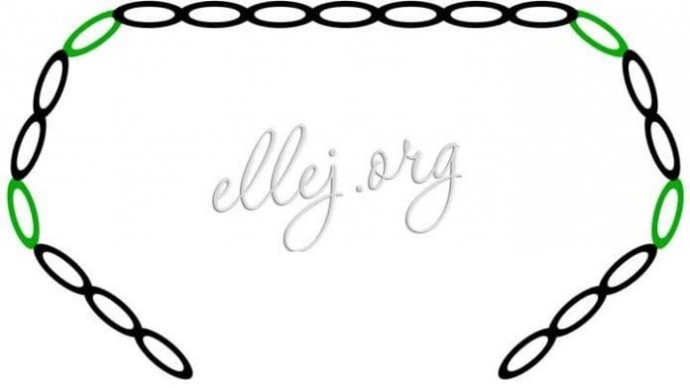 Круглая кокетка реглан для кардигана со стрекозами