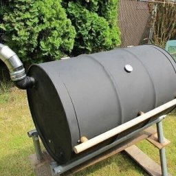 Мангал из бочки