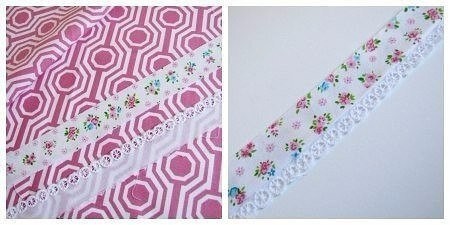 Отделка шва тесьмой