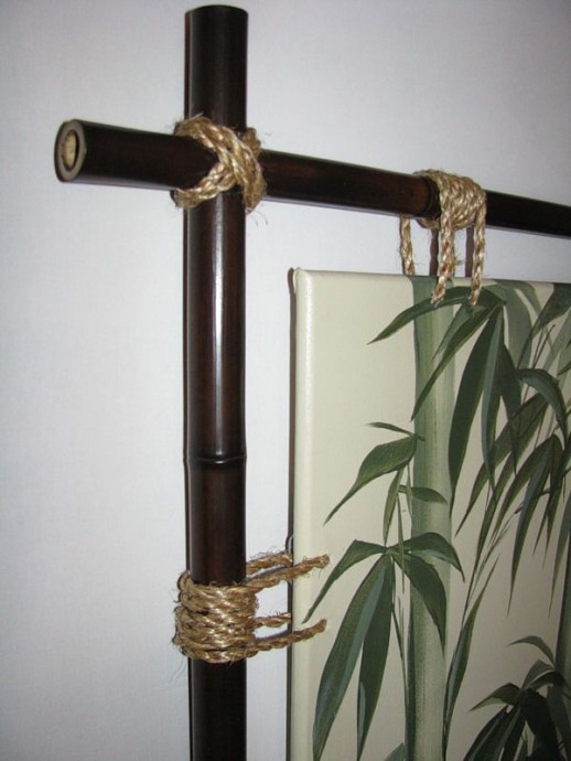 Панно в этническом стиле "Луна и бамбук": часть 2