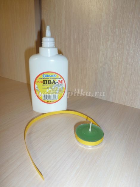 Подсвечник из диска: часть 1