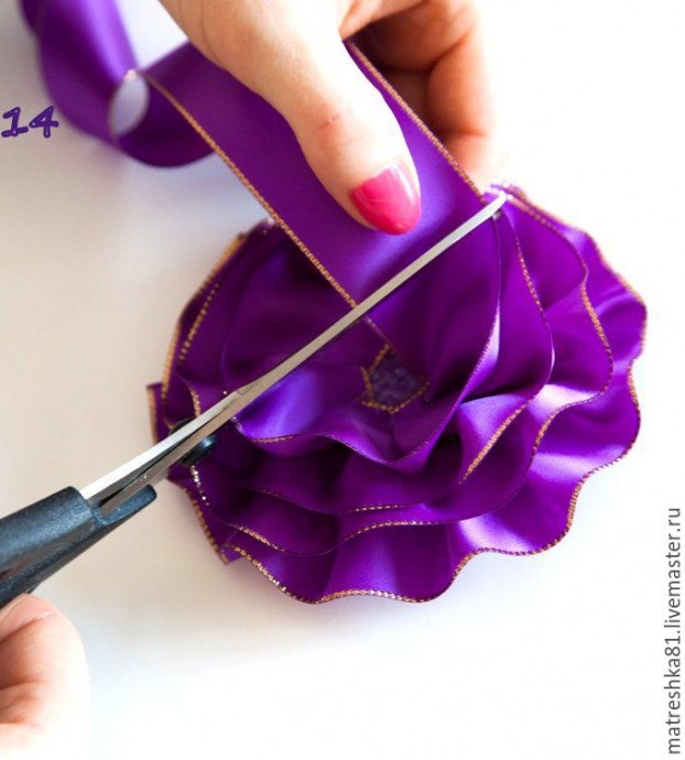 ​Создаем нарядный ободок для волос: часть 2