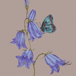 ​Вышивание колокольчиков