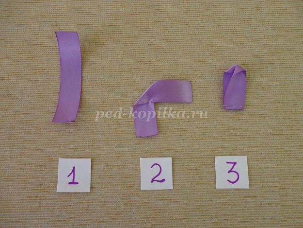 Фантазийный цветок из атласных лент: часть 2 Фантазийный цветок из атласных лент: часть 2