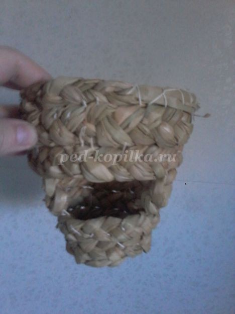 Гнездо из природного материала: часть 2