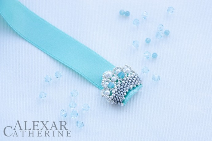 ​Колье "Бегущая по волнам": часть 3